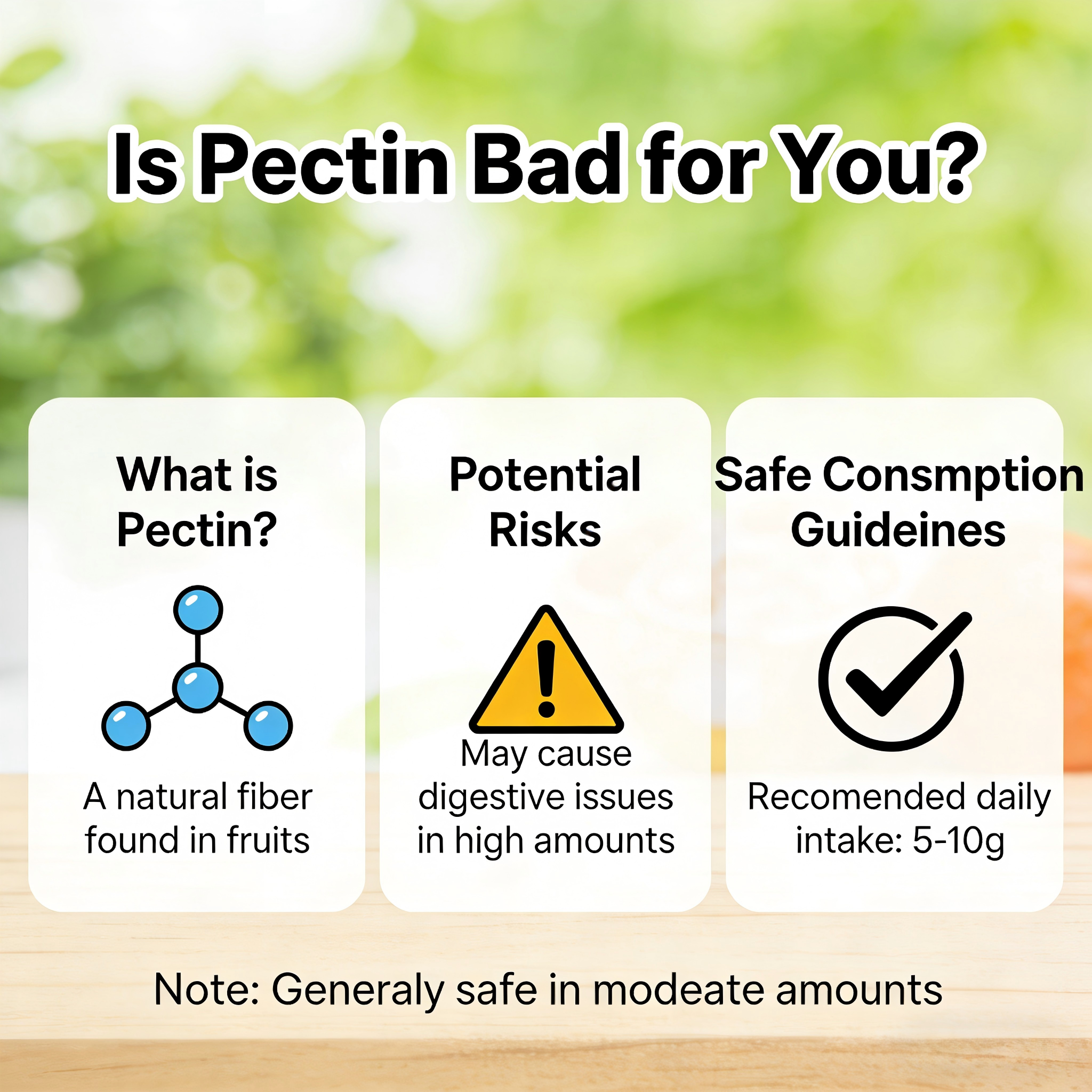¿Por qué la pectina es mala para ti?