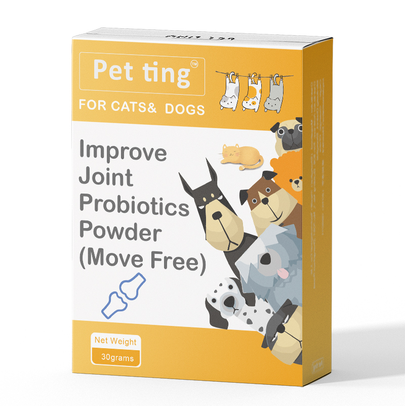 Perro personalizada gato del gatito del perrito de la marca probióticos en polvo para la mejora de articulaciones para mascotas